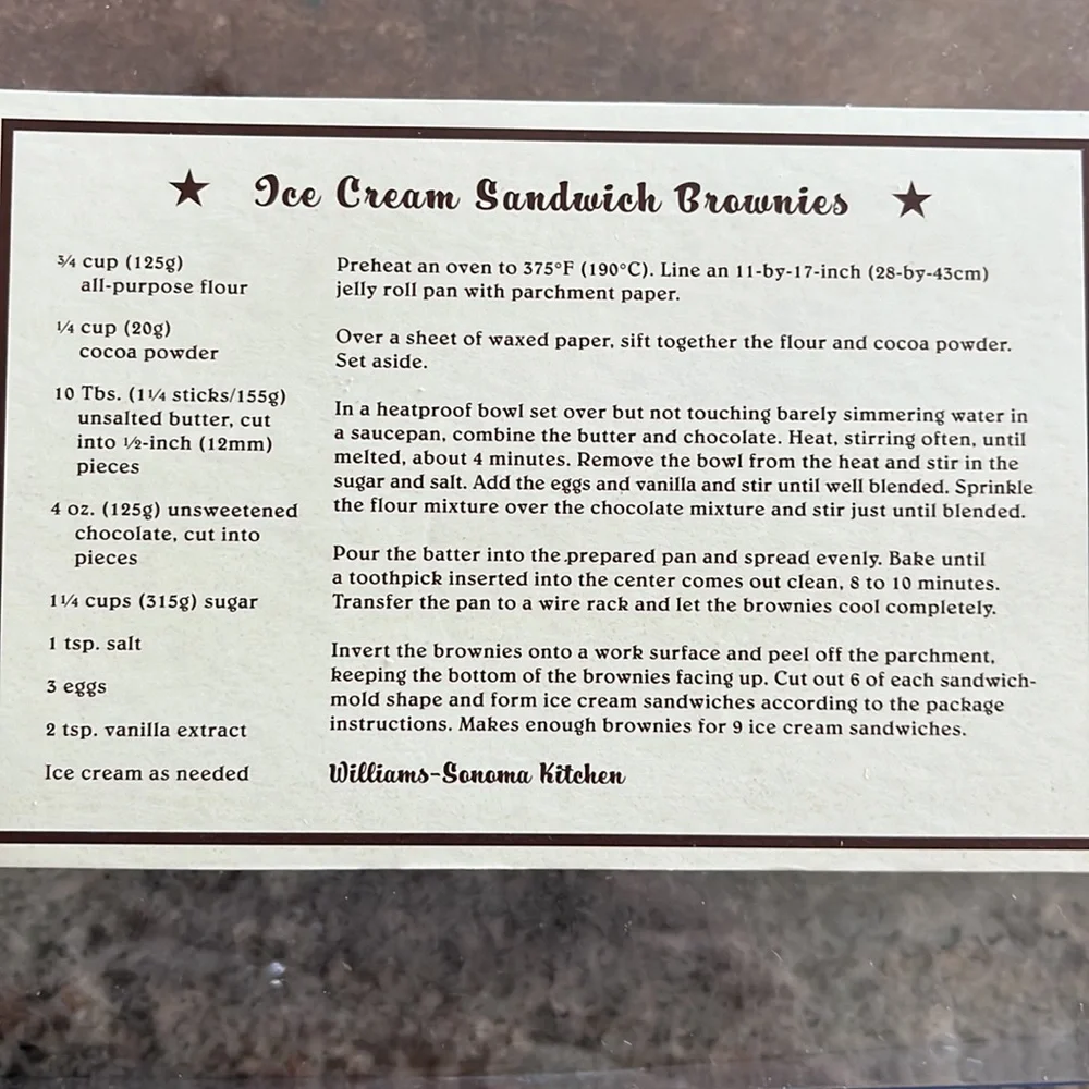 Williams Sonoma fun idea